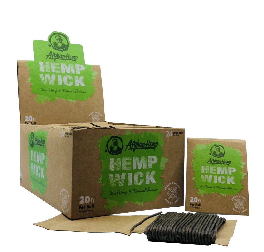 Afghan Hemp - Hemp Wick (20ft)