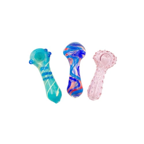 Glass Hand Pipe - Design Craze (5")