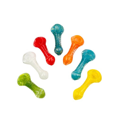 Glass Hand Pipe - Tornado (3")