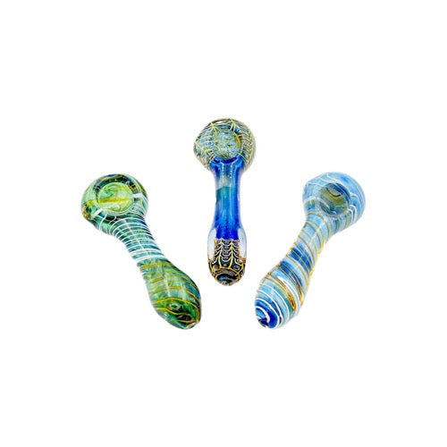 Glass Hand Pipe - Whirlpool (5")