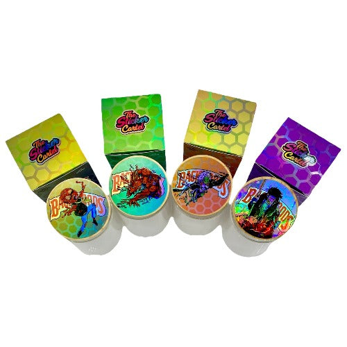 The Sticker Cartel - 3D Cap Glass Jars
