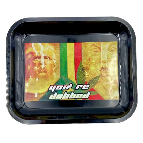 Metal Rolling Tray - Dab Man (14"x11.5")