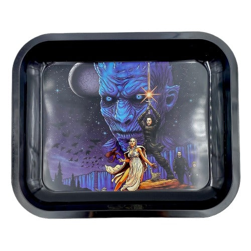 Metal Rolling Tray - Throne Takers (14"x11.5")