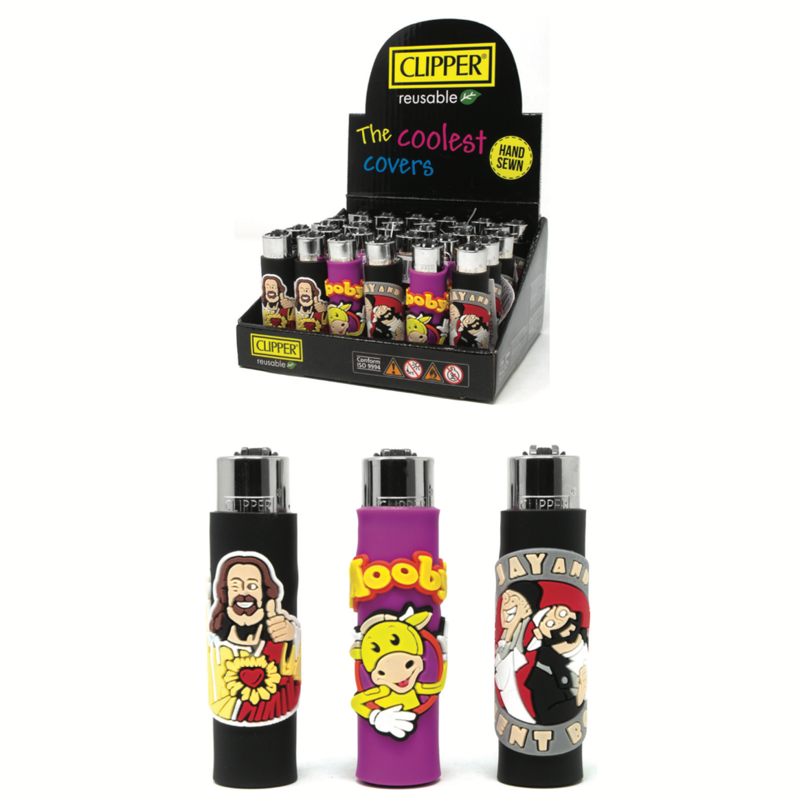 Clipper Pop Lighters - Jay and Silent Bob (30pcs)