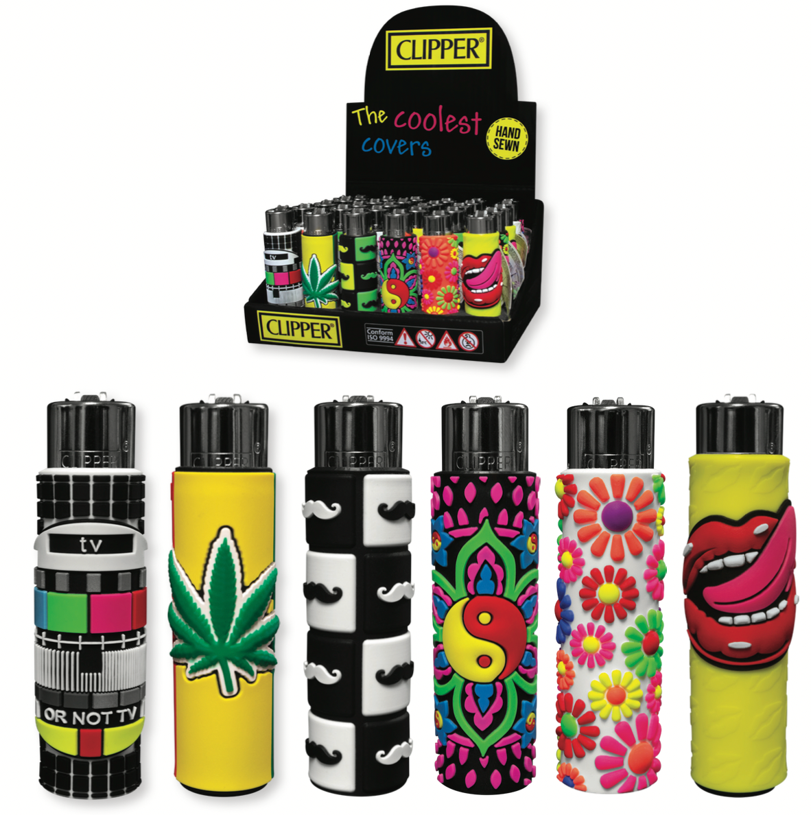 Clipper Pop Lighters - Mix & Go 2 (30pcs)