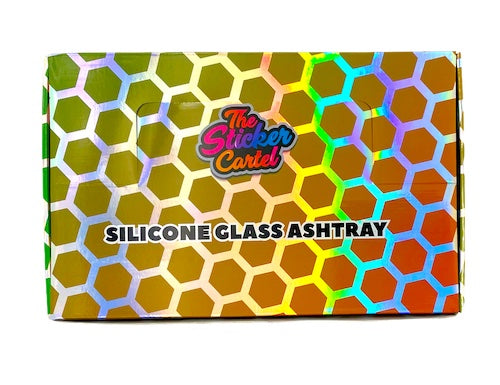 TSC - Holographic Silicone Glass Ash Tray (Box of 6)