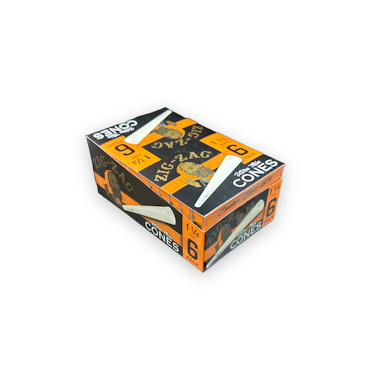 Zig Zag - 1 1/4 Size Ultra Thin Cones (24 Pack)