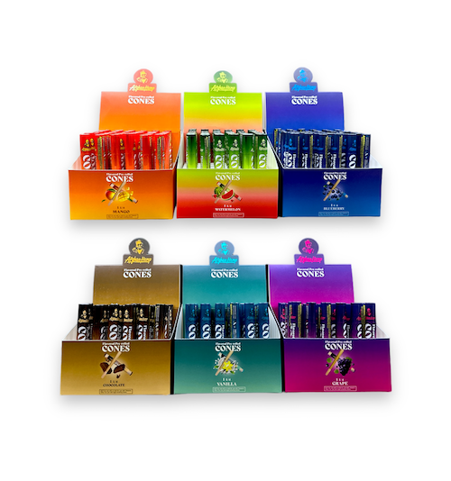 Afghan Hemp - Flavored Pre Rolled Cones (6 Flavors)