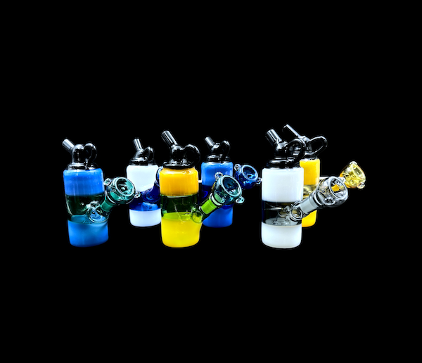 Glass Water Pipe - Baby Bottle (6")