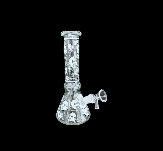 Mini Beaker - Glow in Dark Big Head (8")