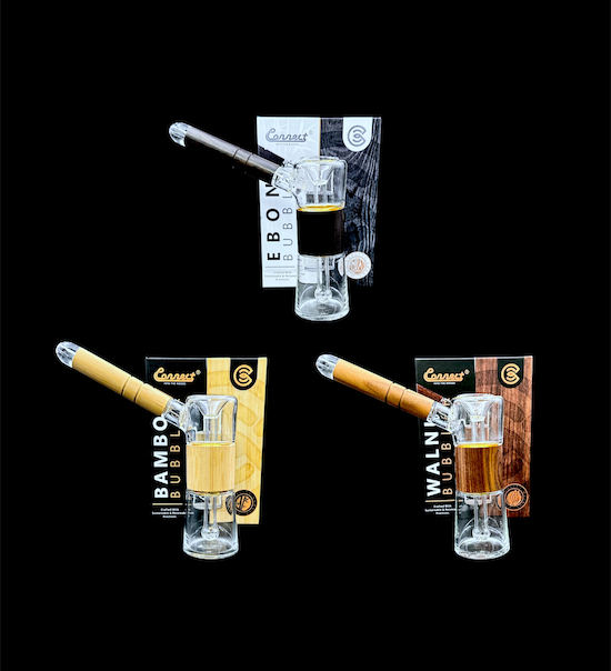 Connect - Wooden Bubbler (Three Colors)