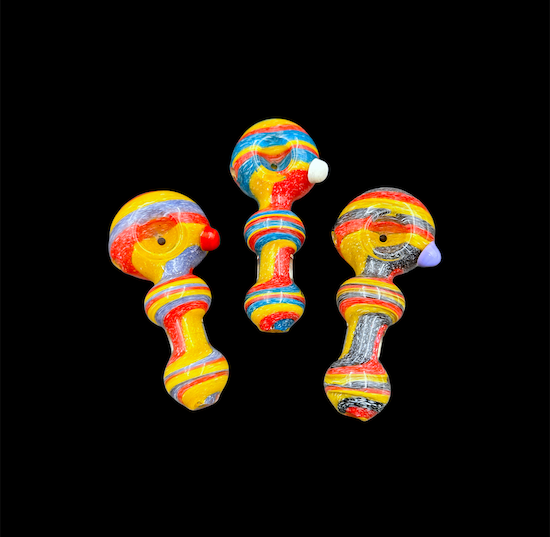 Glass Hand Pipe - Big Head (5")