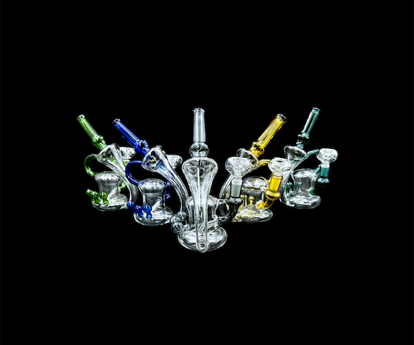 Mini Water Pipe Long Snout (8") Golden Cedar Wholesale