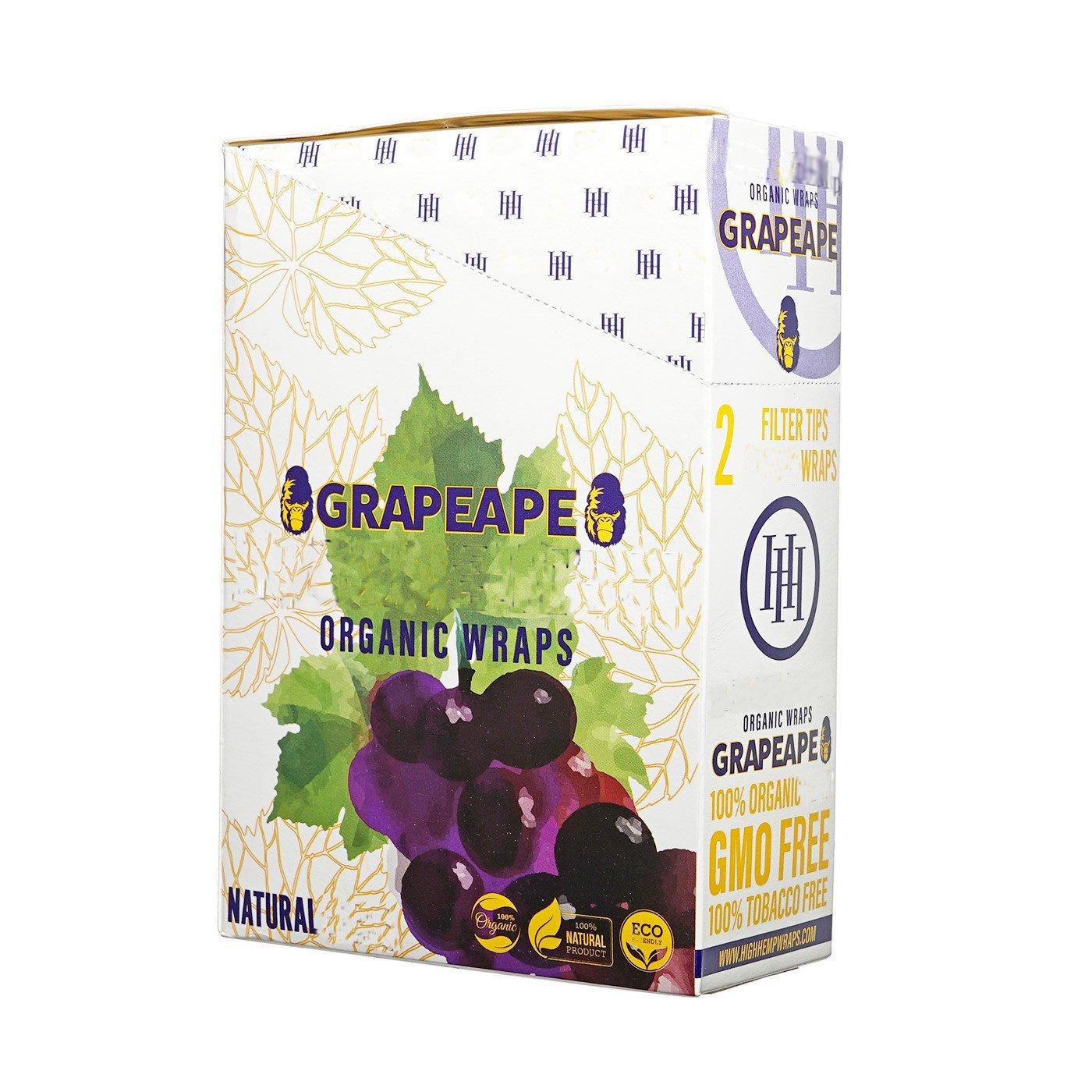 High Hemp Wraps Grape Flavor (50 wraps)