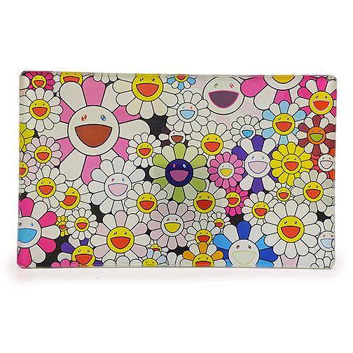 Glass Tray - Smiling Flowers