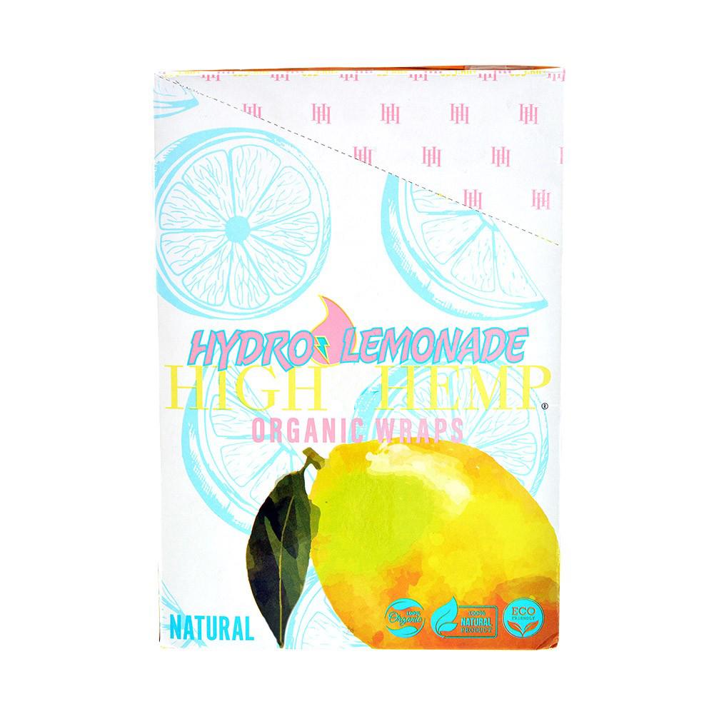 High Hemp Wraps Hydro Lemonade Flavor (50 wraps)