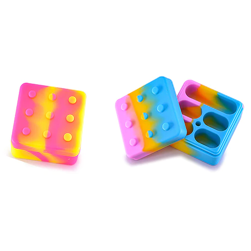 Silicone Container - Square Brick (2")