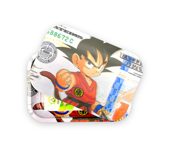 Metal Rolling Tray w/ 3D Magnetic Lid - Money Boy