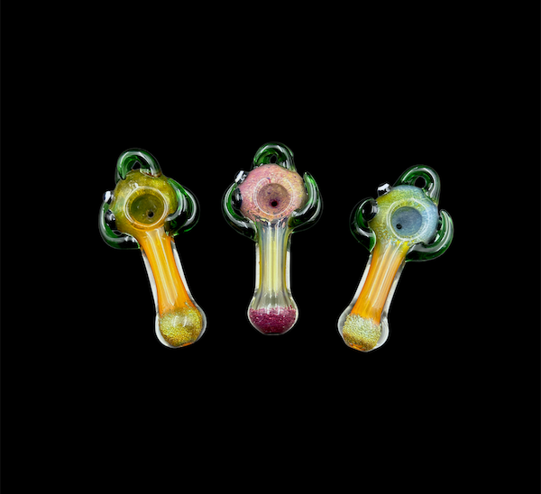 Glass Hand Pipe - Overgrown (5")