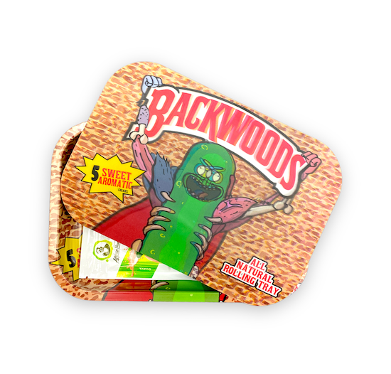 Metal Rolling Tray w/ 3D Magnetic Lid - Pickle Warrior