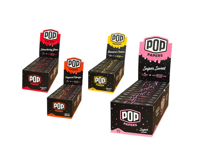 Pop Papers + Tips (1 1/4) (4 flavors)
