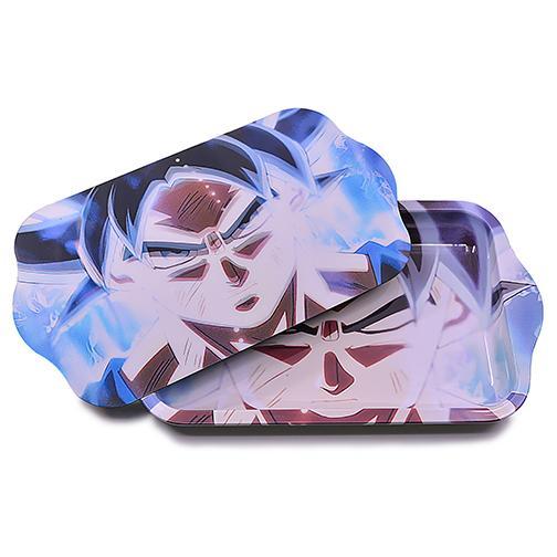 Metal Rolling Tray w/ 3D Magnetic Lid - Light Eyes