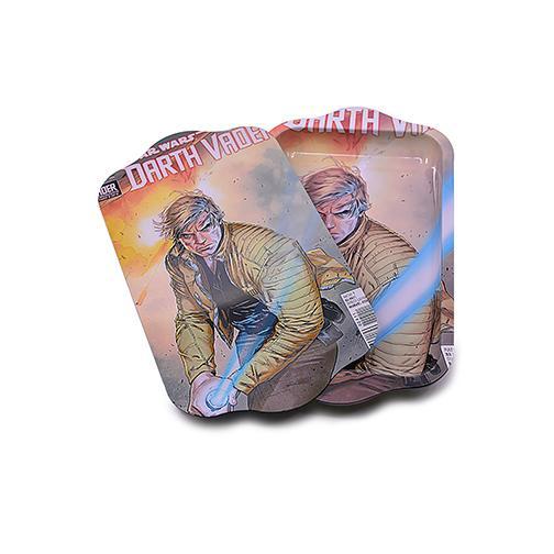 Metal Rolling Tray w/ 3D Magnetic Lid - Luke