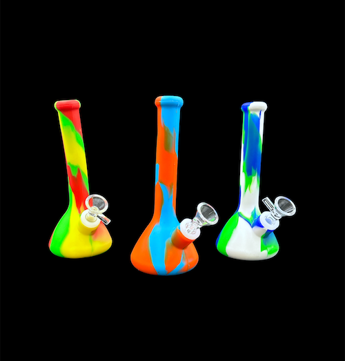Silicone Water Pipe - Skinny Beaker (7.5")