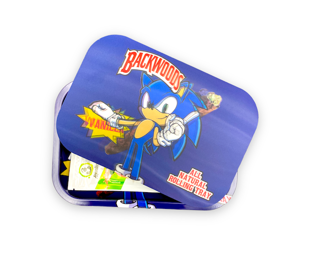 Metal Rolling Tray w/ 3D Magnetic Lid - Super Speed