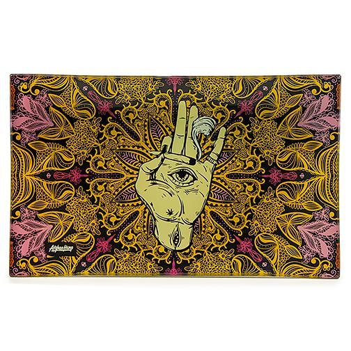 Afghan Hemp - Shatter Resistant Glass Tray