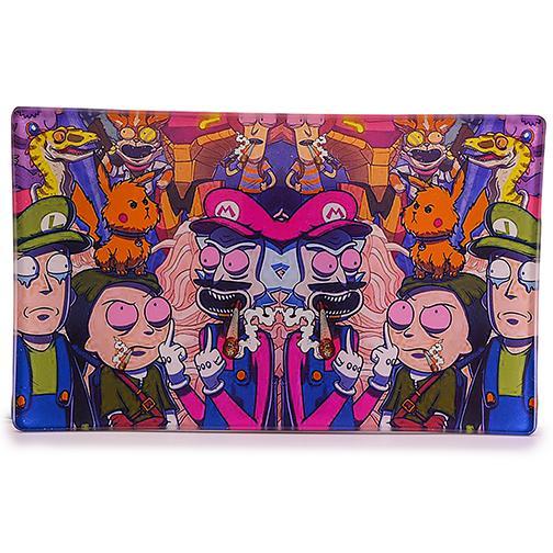 Glass Tray - Double Crowd