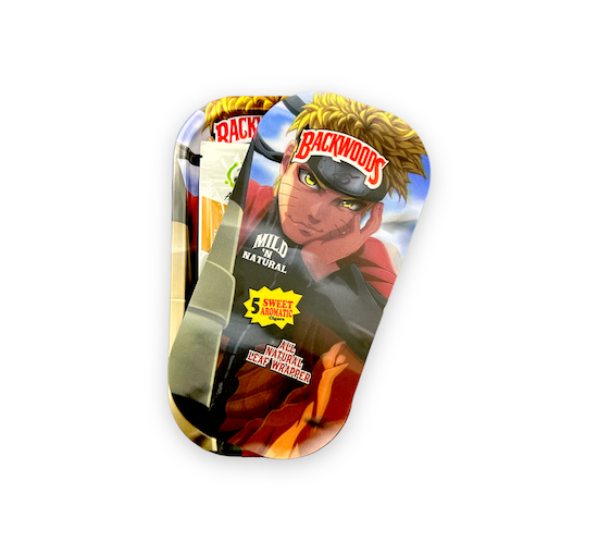 Slim Metal Rolling Tray w/ 3D Magnetic Lid - The Pose