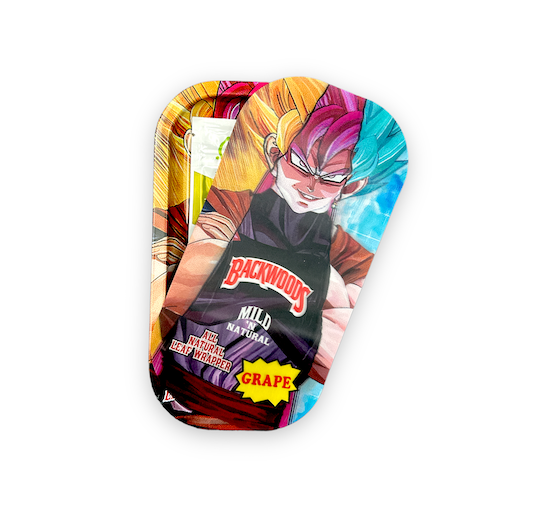 Slim Metal Rolling Tray w/ 3D Magnetic Lid - Triple Threat