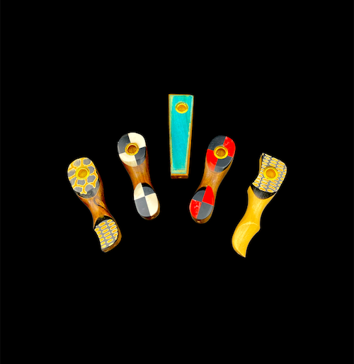 Wood Hand Pipe - Rod (3.75")