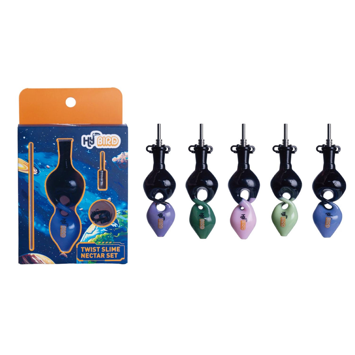 HyBird Premium Glass Nectar Collector -Twist (5.5")