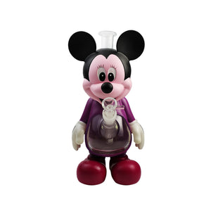 Glass Water Pipe - Mouse Wife (12")