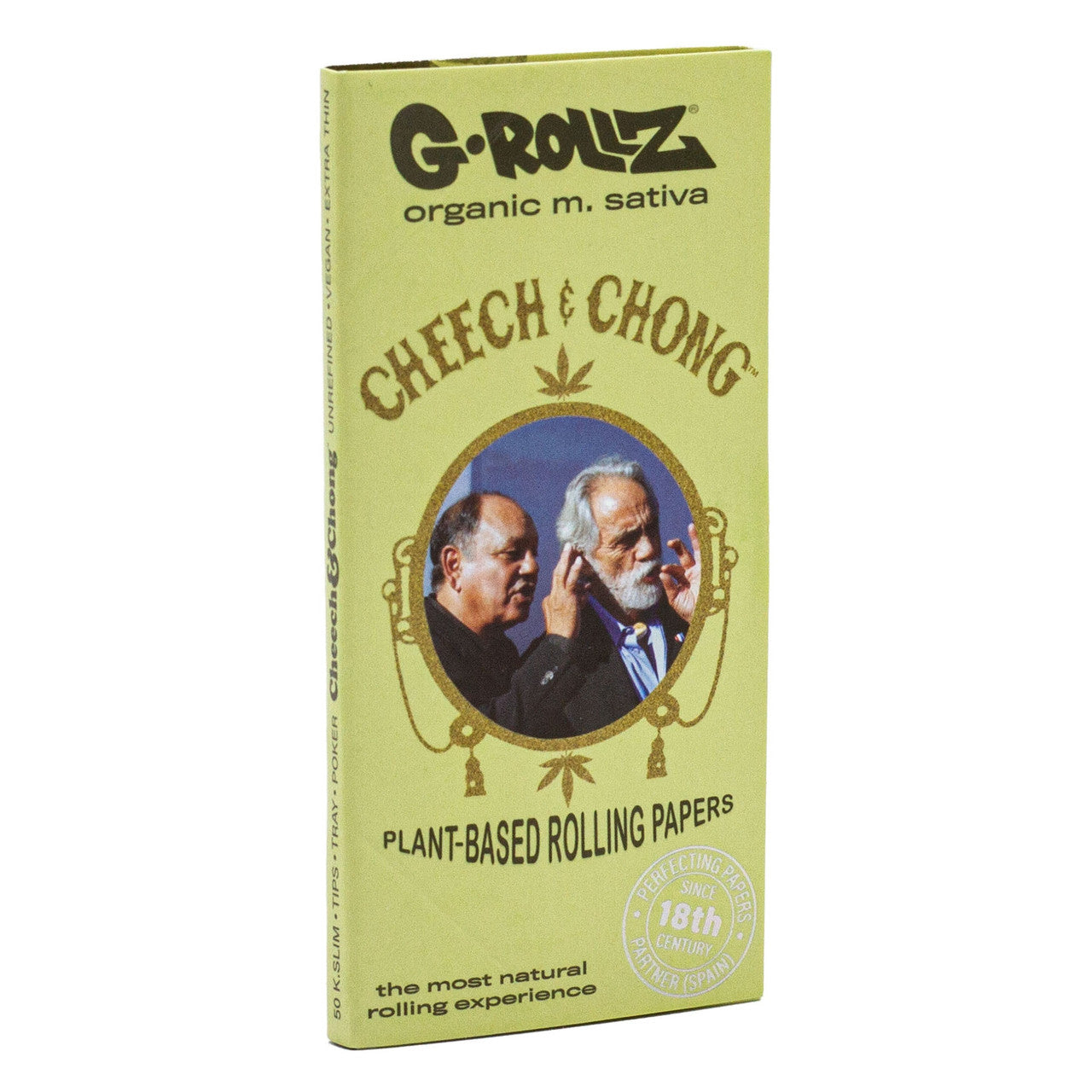 G Rollz Cheech and Chong Papers - Bio Organic Medicago Sativa (King Slim Size)