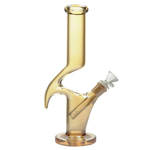 Glass Water Pipe - Electroplated Zong (10")
