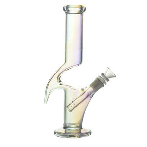 Glass Water Pipe - Electroplated Zong (10")