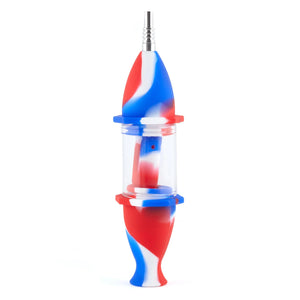 Silicone Nectar Collector -  Pillar Perc (8")