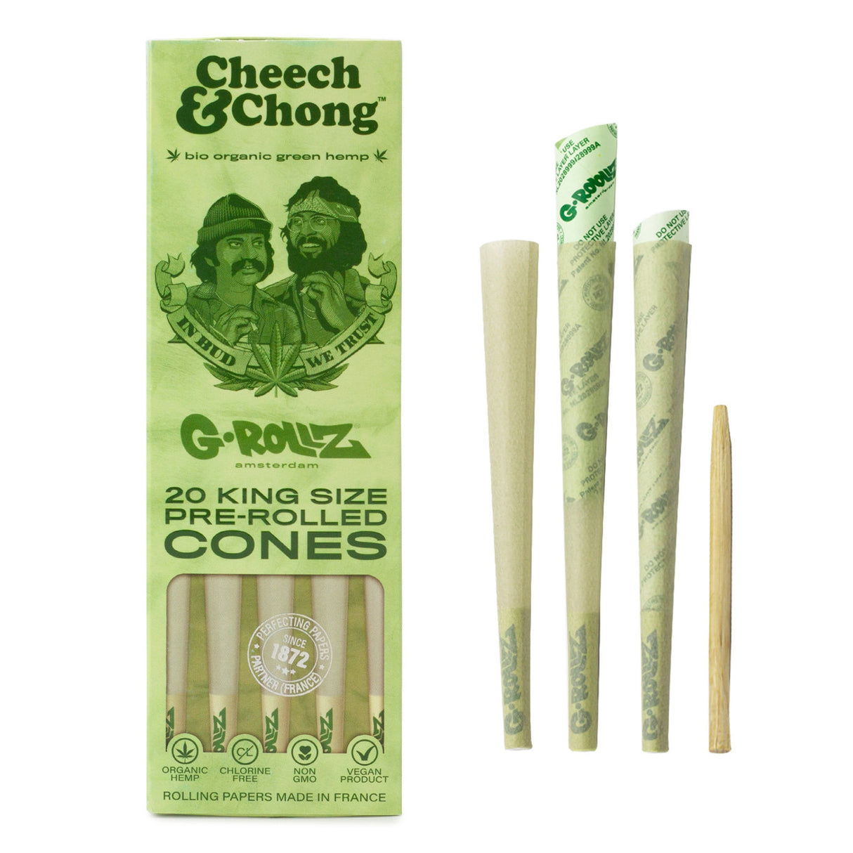 G Rollz Cones -  20 pack (King Size)(5 Types)