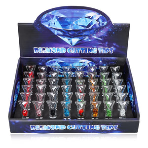 Diamond Glass Tips Display (48pcs)