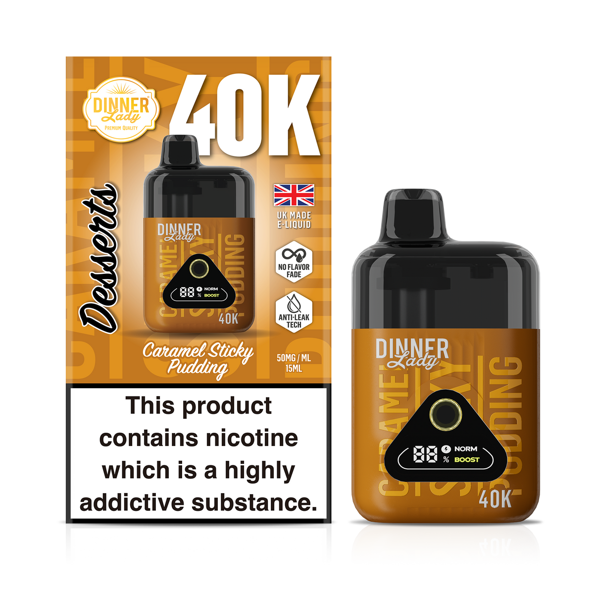 Dinner Lady - 40k Dessert Disposable (5pc)