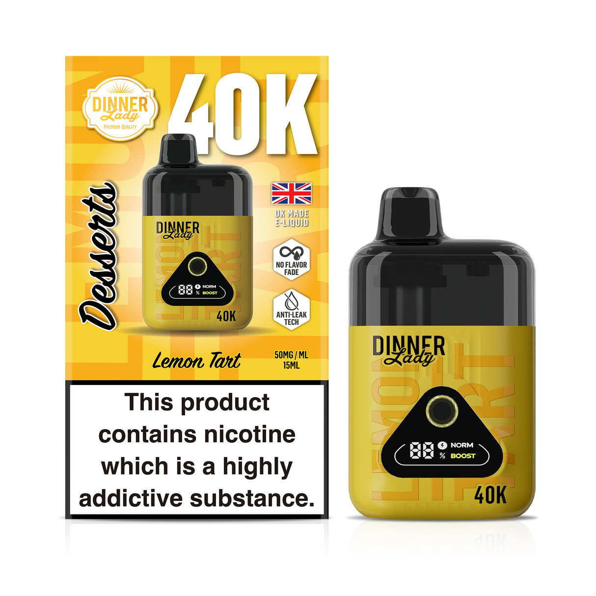 Dinner Lady - 40k Dessert Disposable (5pc)