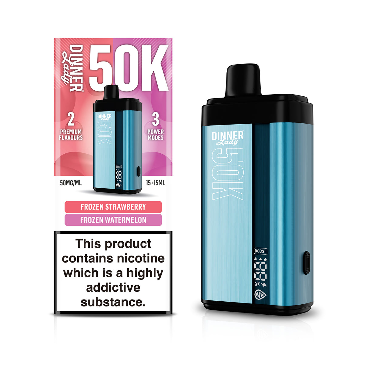 Dinner Lady - 50k Dual Flavor Disposable (5pc)