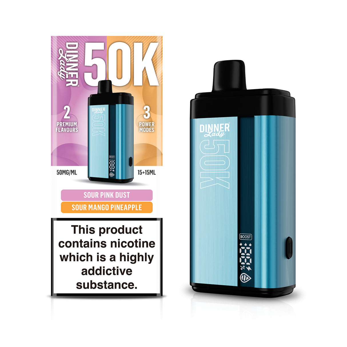 Dinner Lady - 50k Dual Flavor Disposable (5pc)
