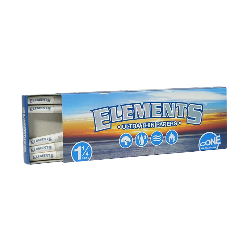 Elements - 1 1/4 Classic Pre-Roll Blanco Cones (20ct)(12 packs)