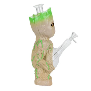 Glass Water Pipe - Tree Man (12")
