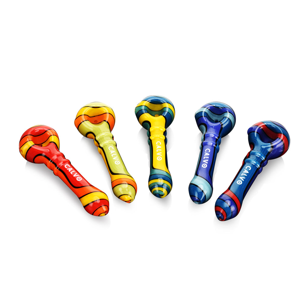 Calvo Glass Hand Pipe - 2238 (5")
