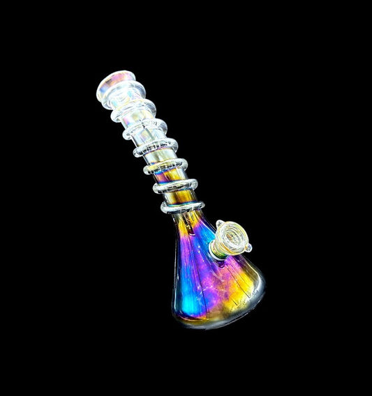 Soft Glass Water Pipe - Bent Teepee (12.5")